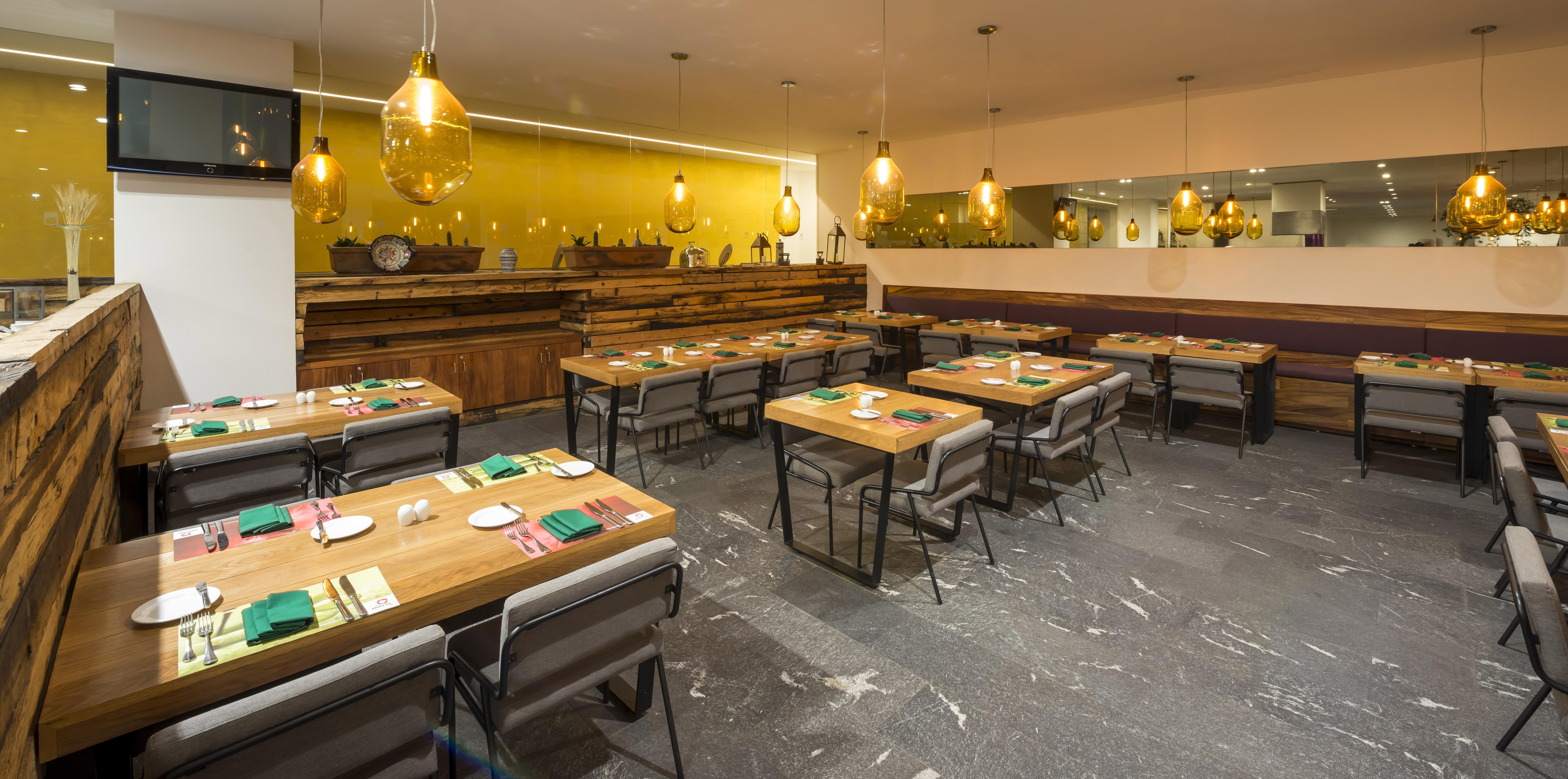 Camino Real Puebla Angelopolis Ξενοδοχείο Εξωτερικό φωτογραφία Interior of the restaurant