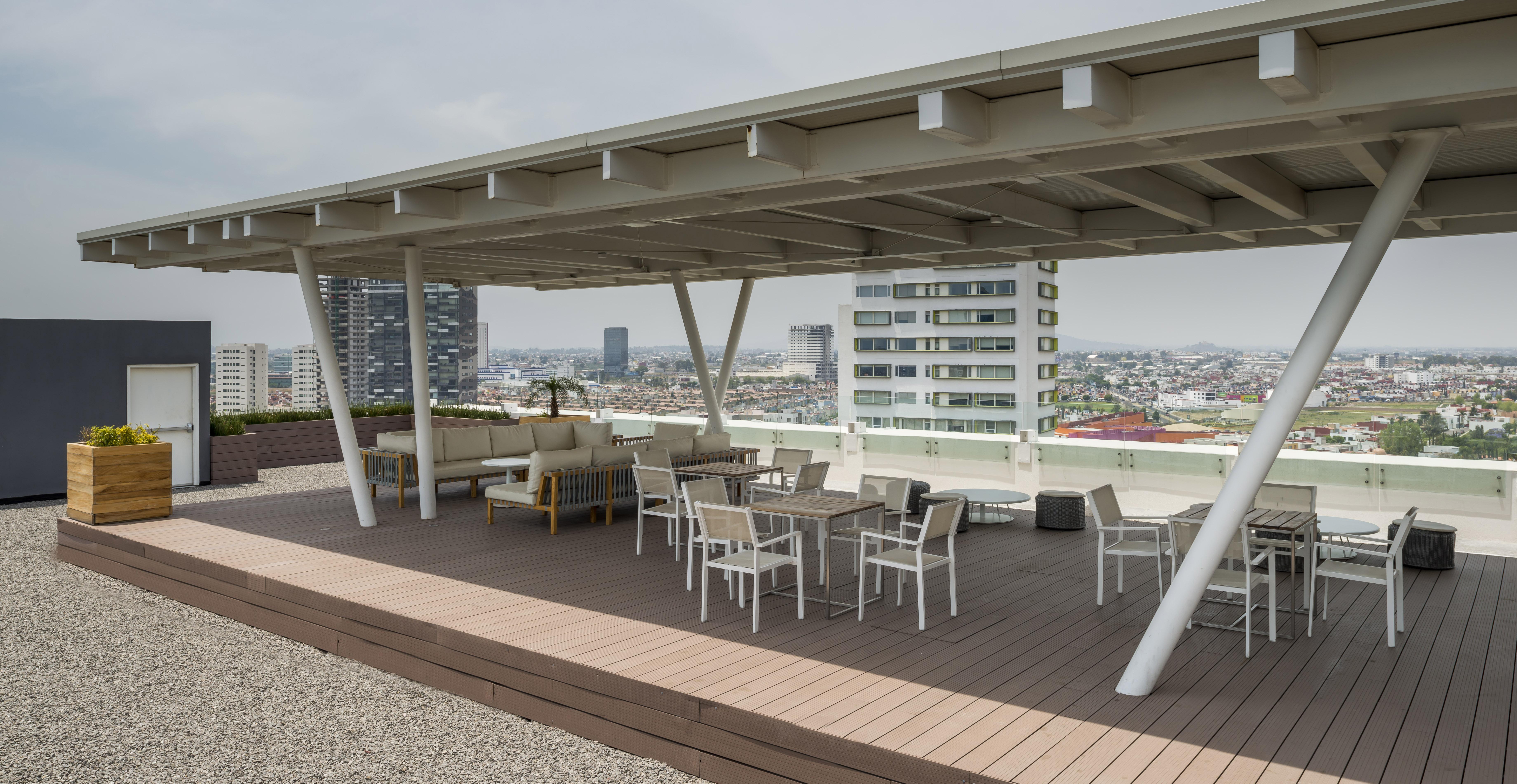 Camino Real Puebla Angelopolis Ξενοδοχείο Εξωτερικό φωτογραφία Rooftop terrace